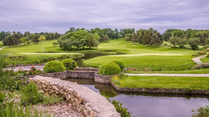 Golf och mindfulness illustration